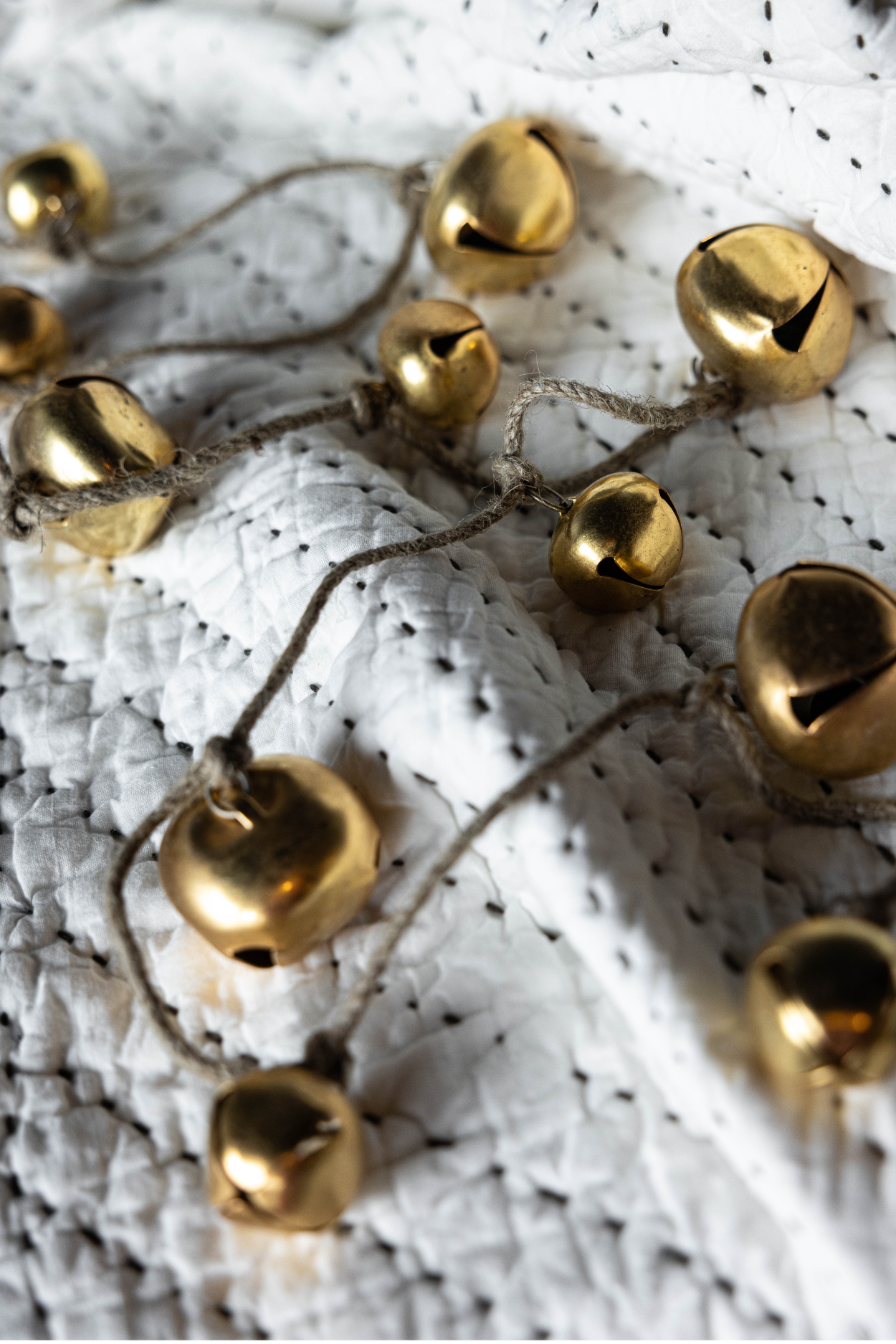 Iron Inspired Jingle Bell Garland