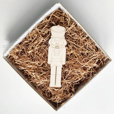 Kid's paintable Nutcracker - Christmas DIY family fun