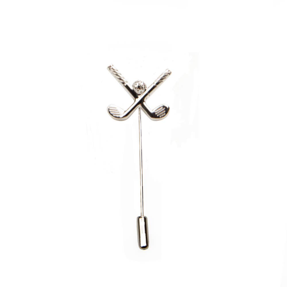 Golf Clubs Lapel Pin