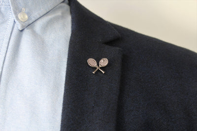 Tennis Racquets (Lapel Pin)