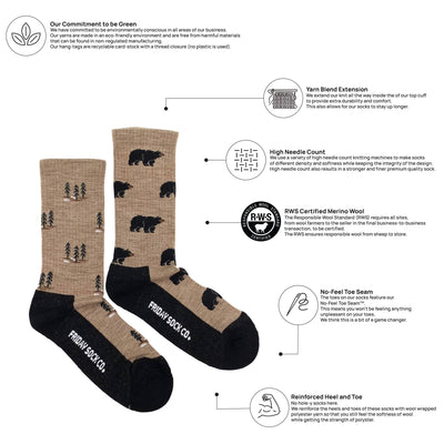 Women's Merino Wool Socks - Friday Sock Co