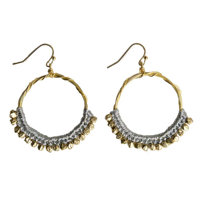 Entwined Crochet Hoops