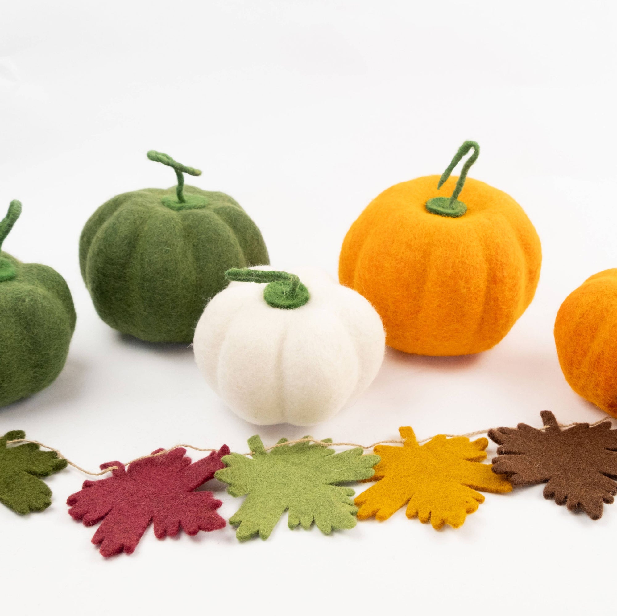 Garland - Felt Autumn Leaf