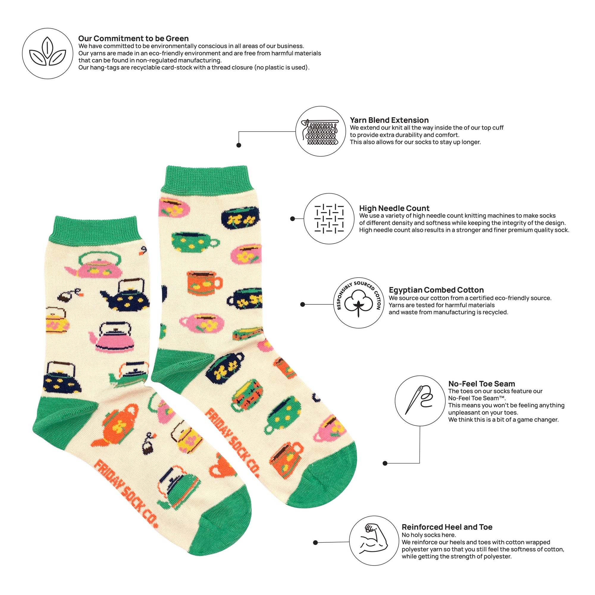 Women’s Socks- Friday Sock Co