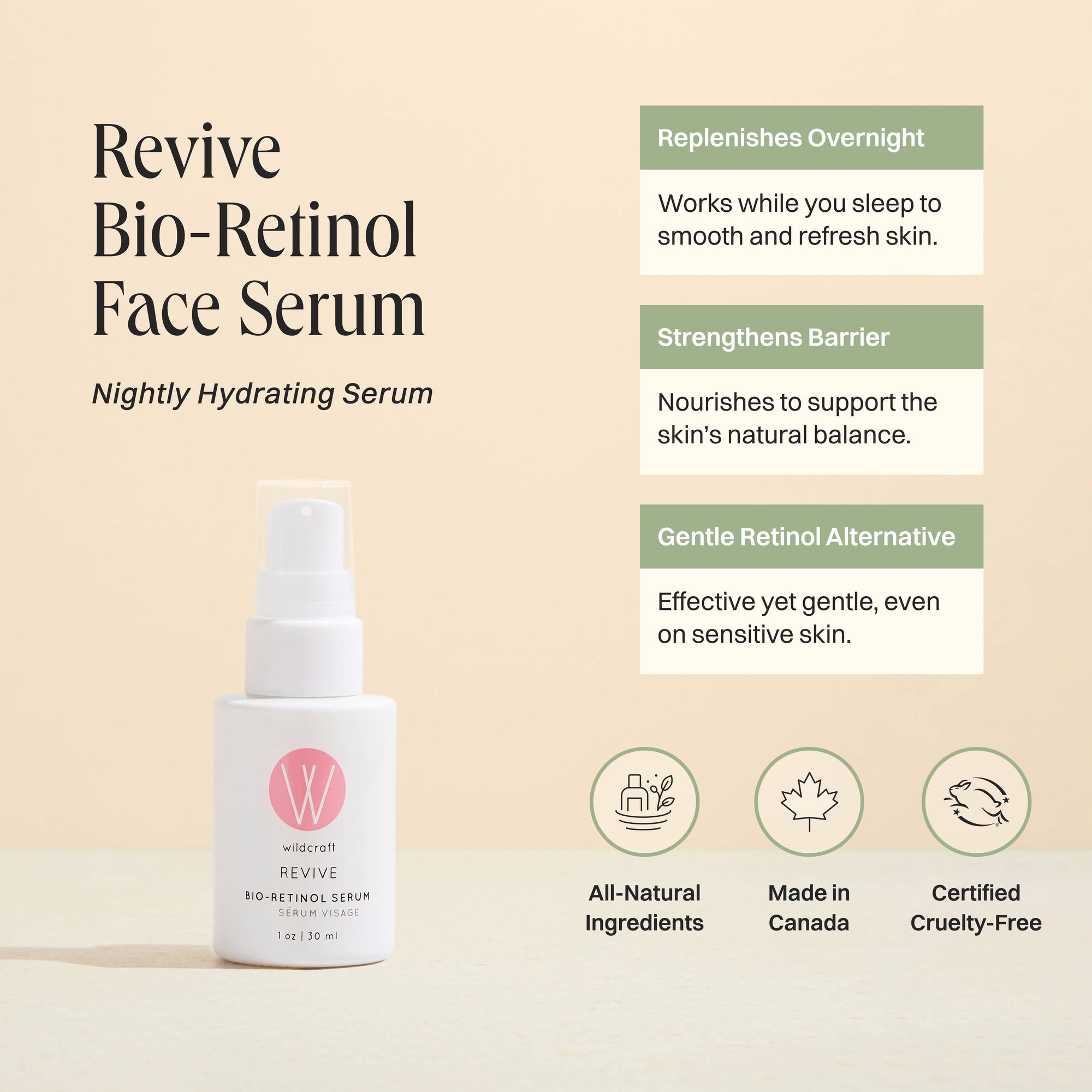Revive Bio Retinol Face Serum - Wildcraft