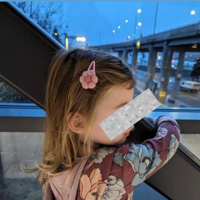 Hair Snap Clips: Handmade Macrame Knot & Pompom Flower Clips