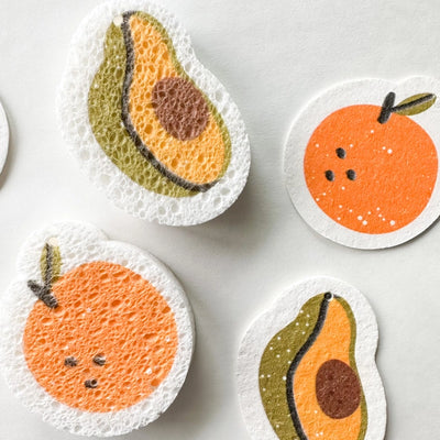 Fruit Shaped Cellulose Pop Up Sponge - Smile Boutiques
