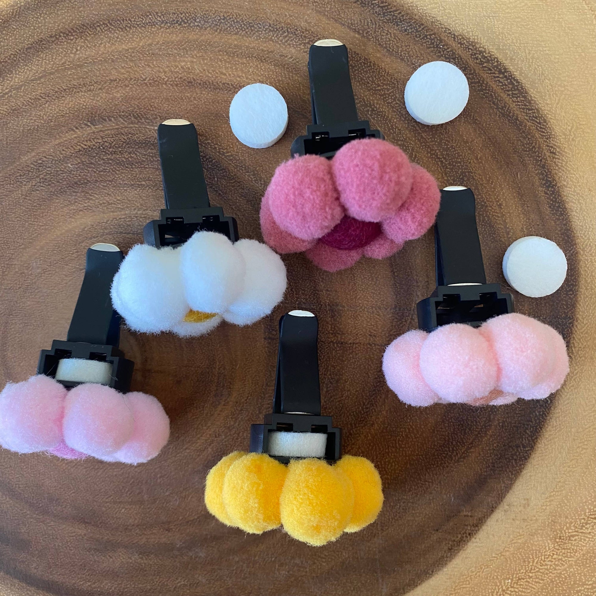 Car Vent Essential Oil Diffuser: Felted Succulent