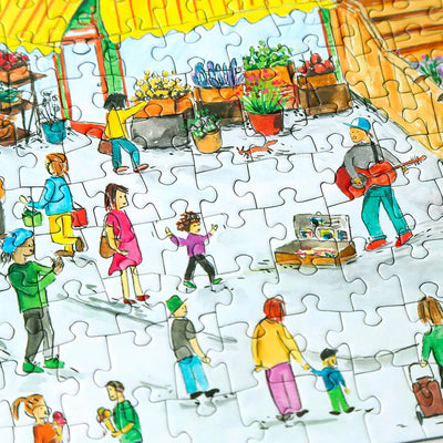 Toronto Kensington Market Puzzle (New "No Frills" Box)