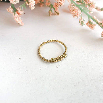 Twisted Stacking Ring - Gold