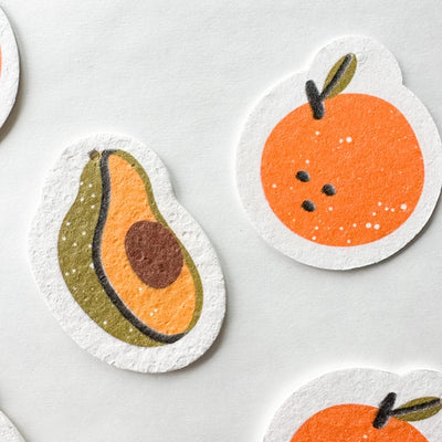 Fruit Shaped Cellulose Pop Up Sponge - Smile Boutiques