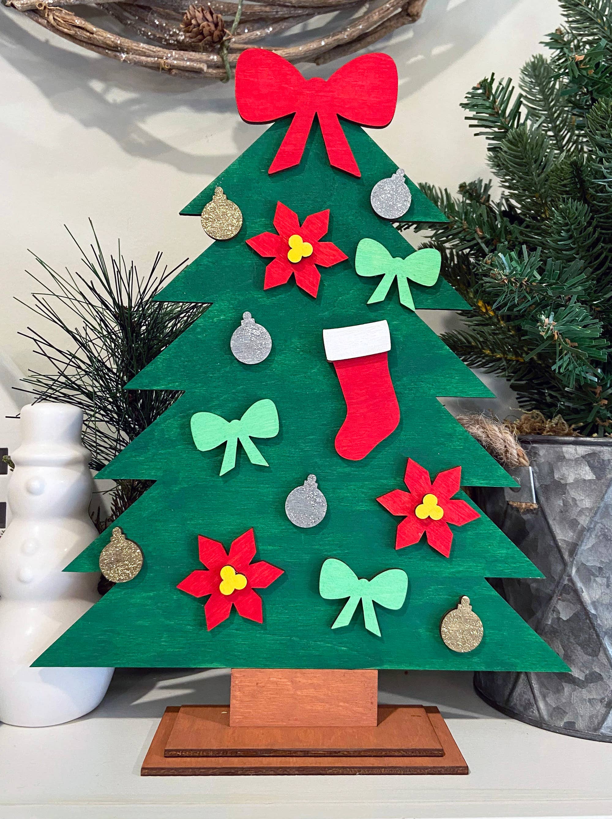 Paintable Christmas Tree DIY Kit