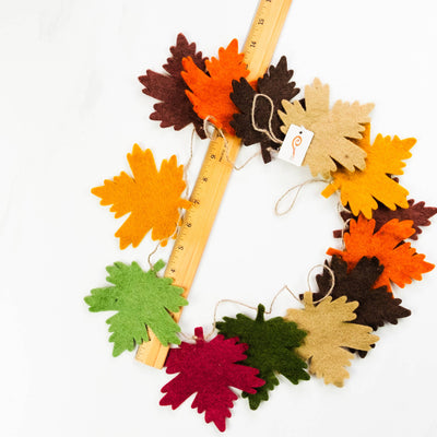 Garland - Felt Autumn Leaf