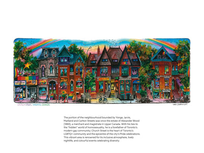 2026 Toronto Neighbourhood Calendar - 12" X 9"