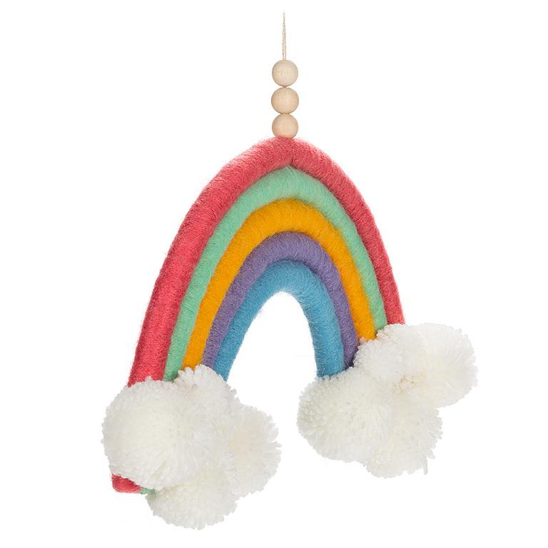 Large Pompom Rainbow