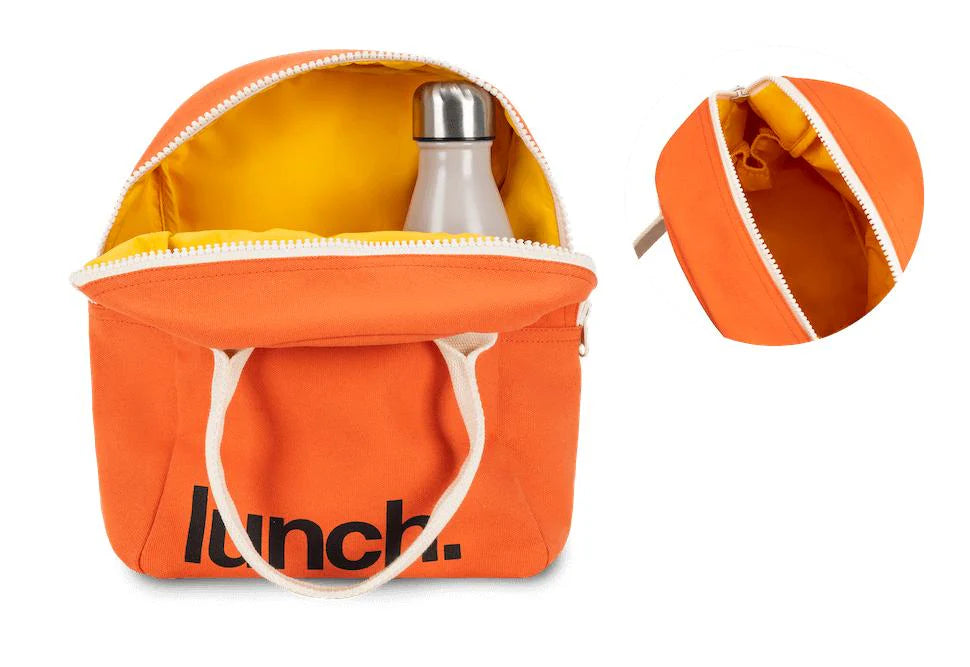 Zipper ‘Lunch’ Bag: Poppy - Fluf