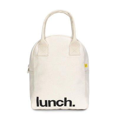 Zipper ‘Lunch’ Bag: Natural - Fluf