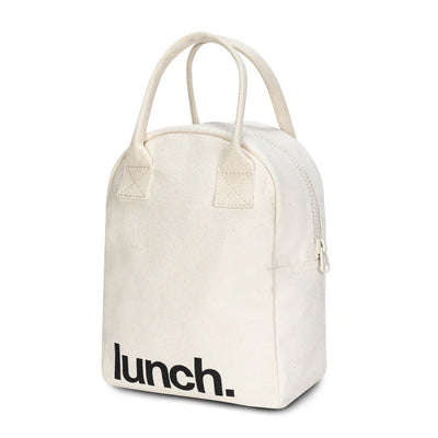 Zipper ‘Lunch’ Bag: Natural - Fluf