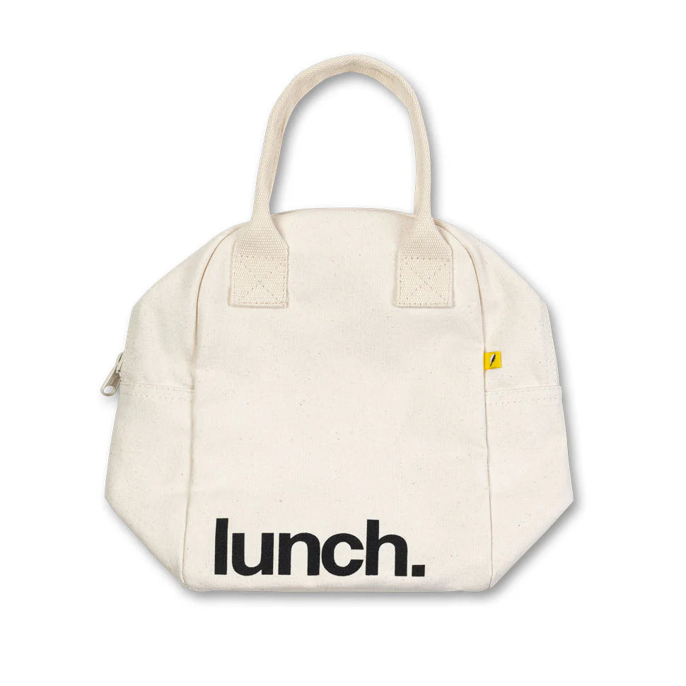 Zipper ‘Lunch’ Bag: Natural - Fluf