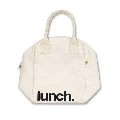 Zipper ‘Lunch’ Bag: Natural - Fluf