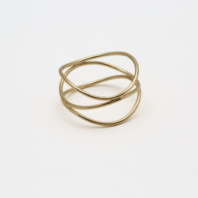 Triple Wrap Ring Ring- Bambu