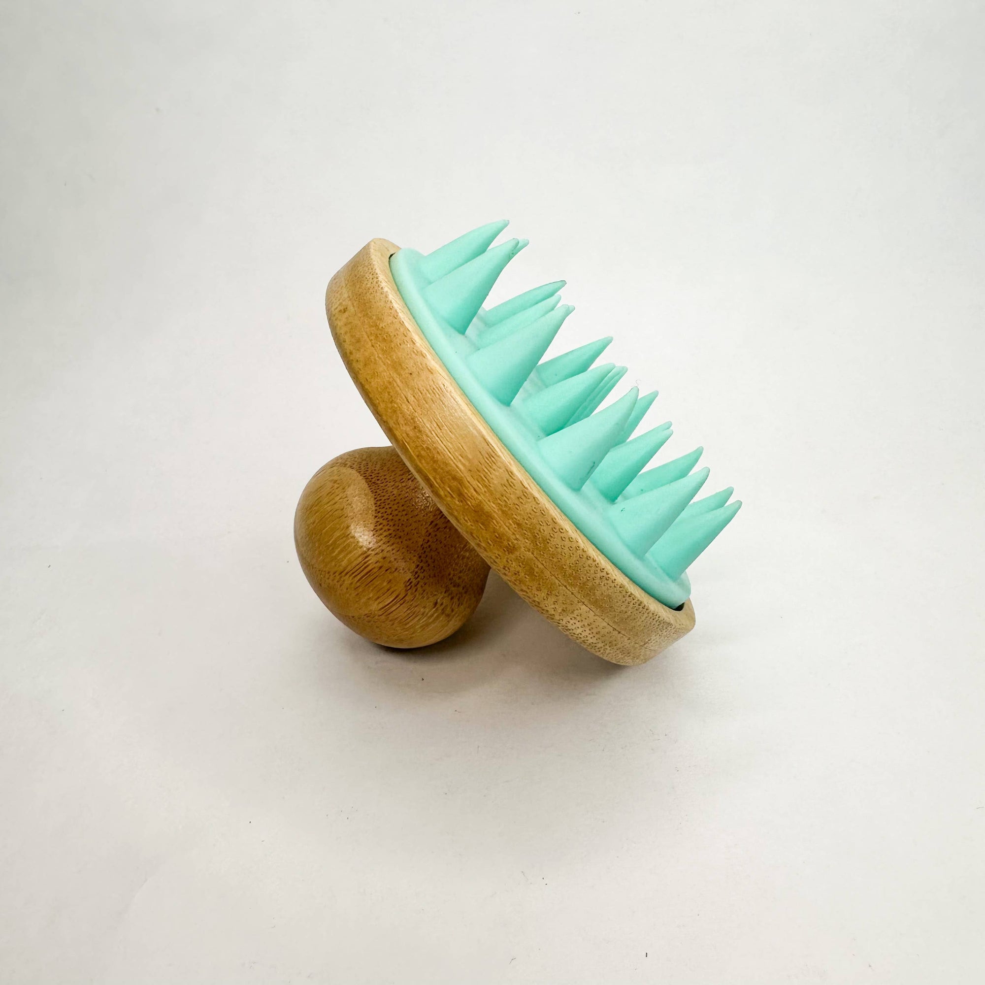 Silicone Bristle Shampoo Brush - Eco Friendly Scalp Massager