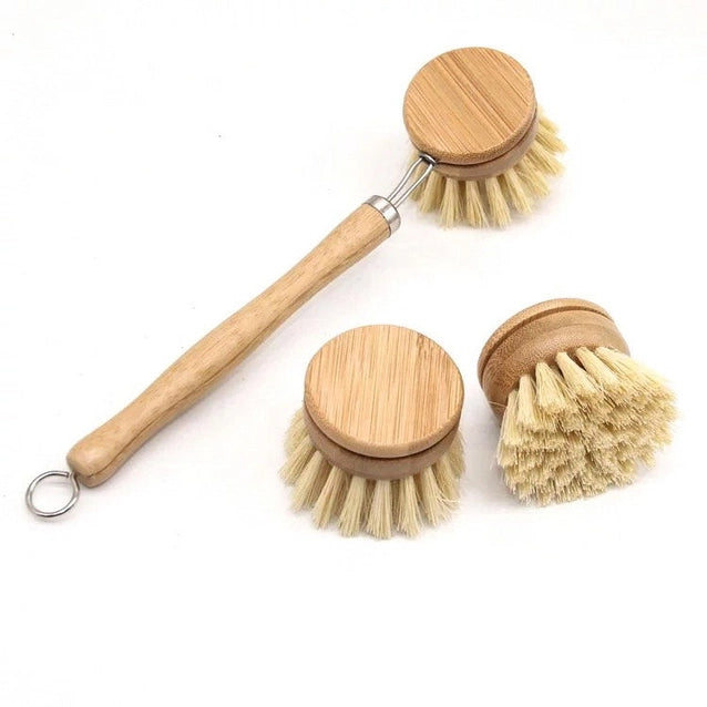 Bamboo Sisal Dish Brush - Essence of Life Organics