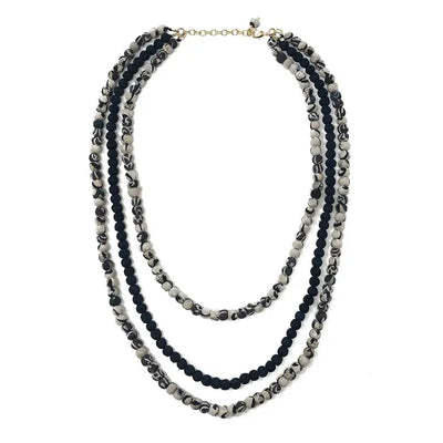 Kantha Indigo Layered Necklace - World Finds
