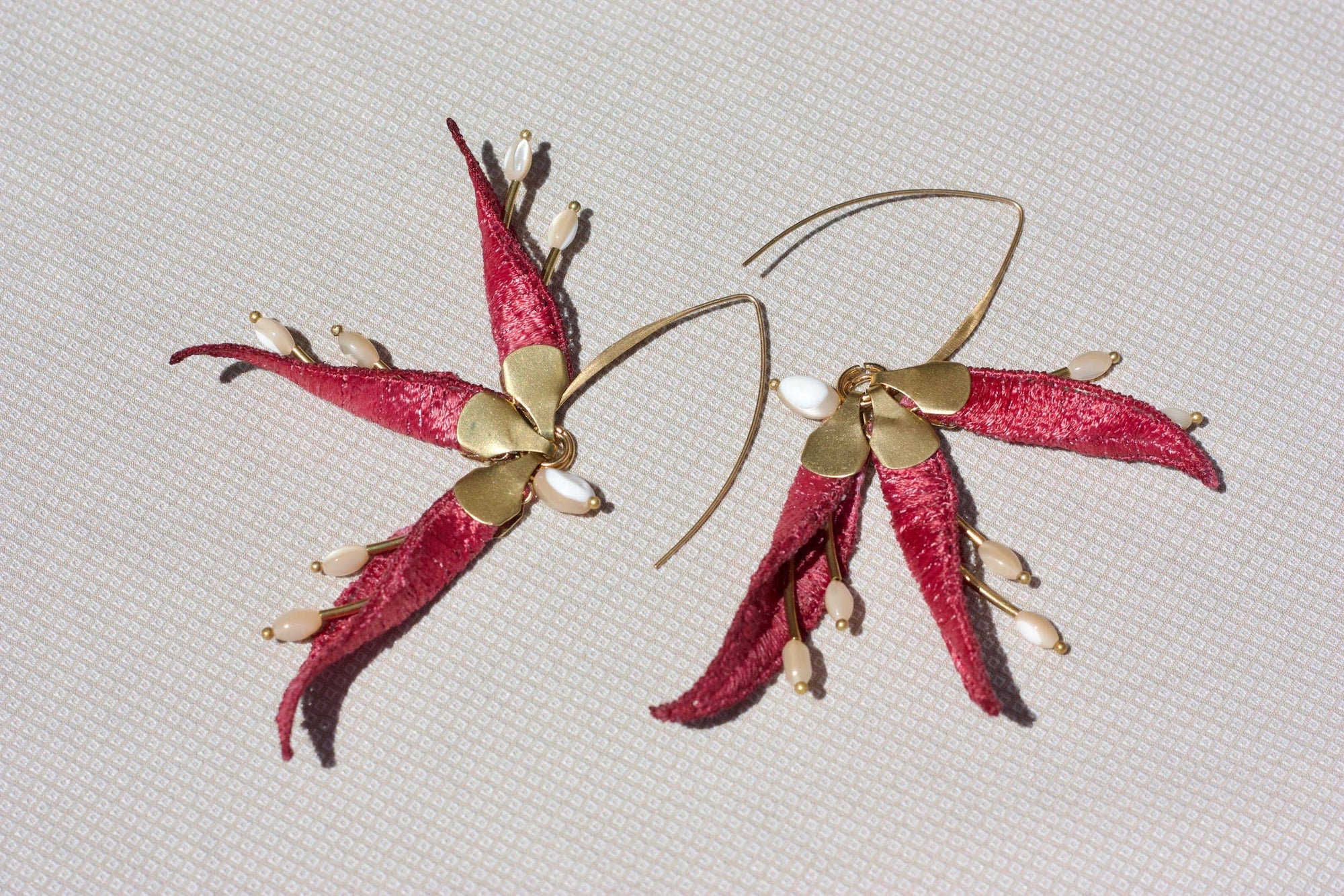 Strelitzia earrings
