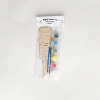 Kid's paintable Nutcracker - Christmas DIY family fun