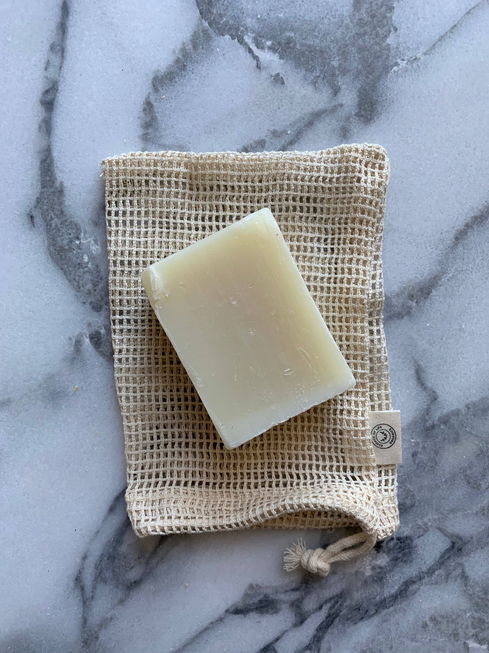 Soap Saver Bag (organic cotton) - Essence of Life Organics