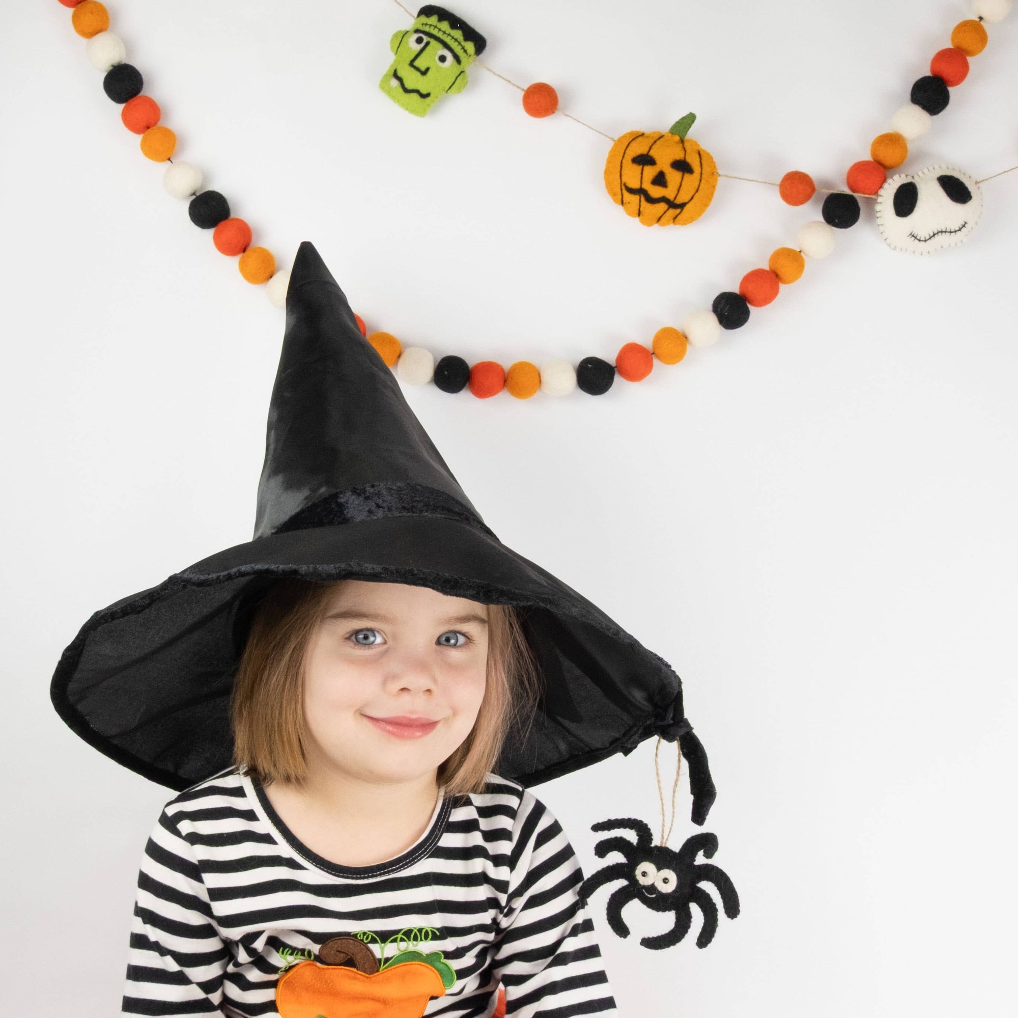 Garland - Halloween Felt Balls