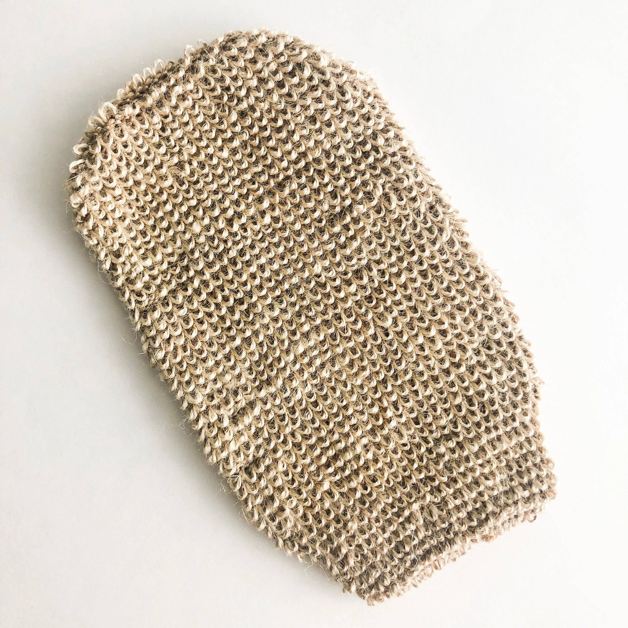 Natural Jute Mitt - Organic Biodegradable Exfoliating