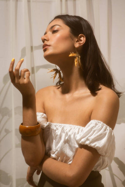 Strelitzia earrings