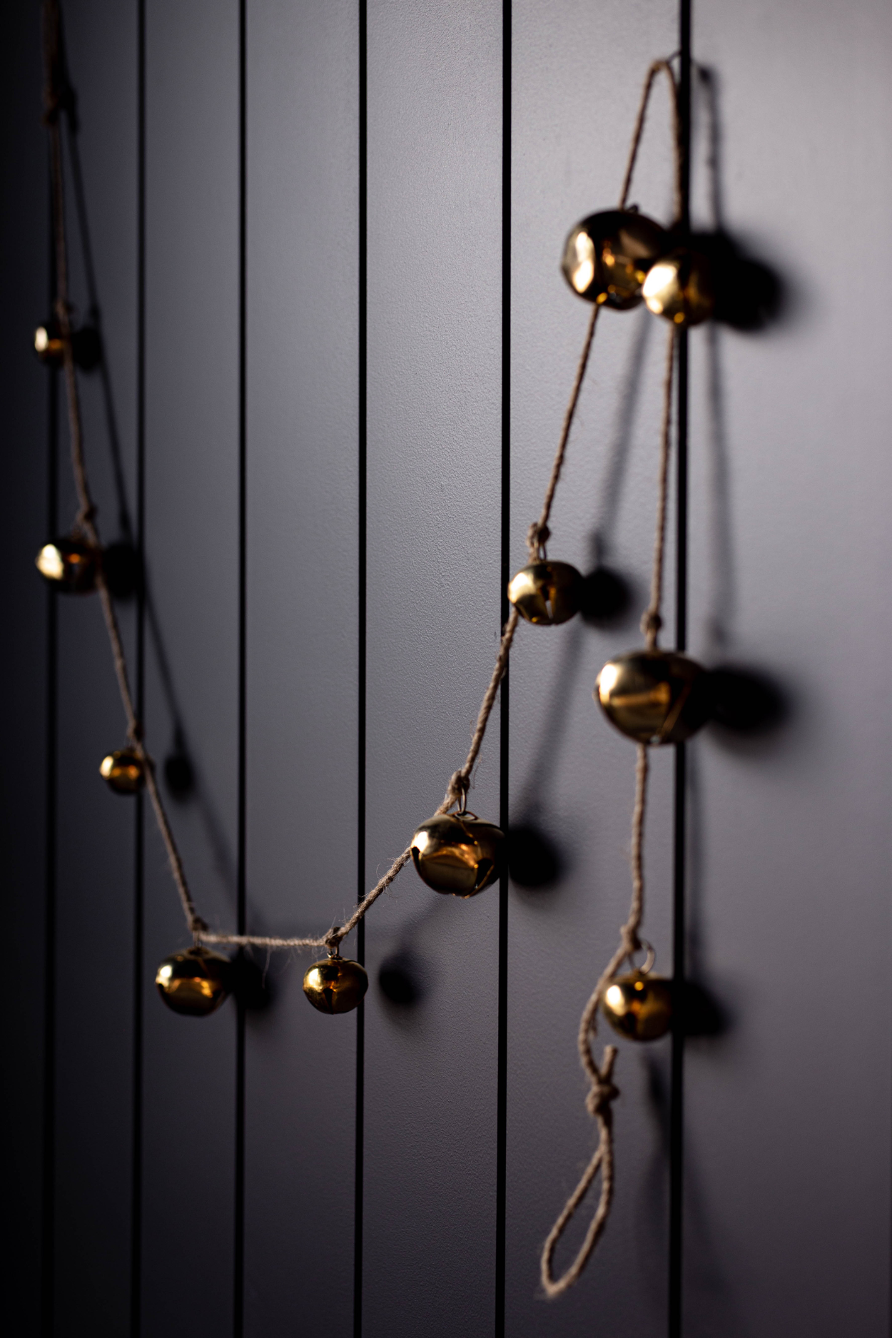 Iron Inspired Jingle Bell Garland