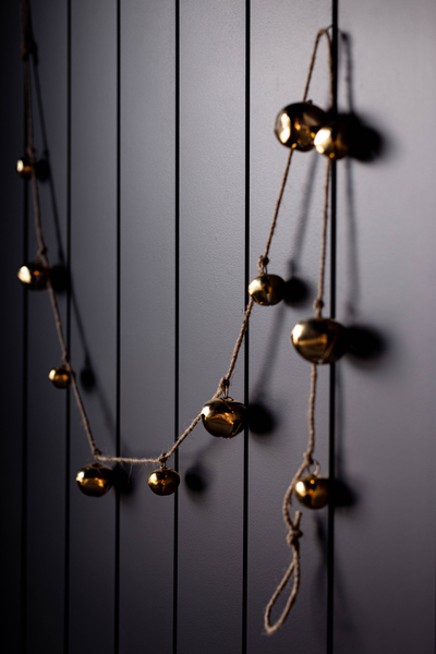 Iron Inspired Jingle Bell Garland