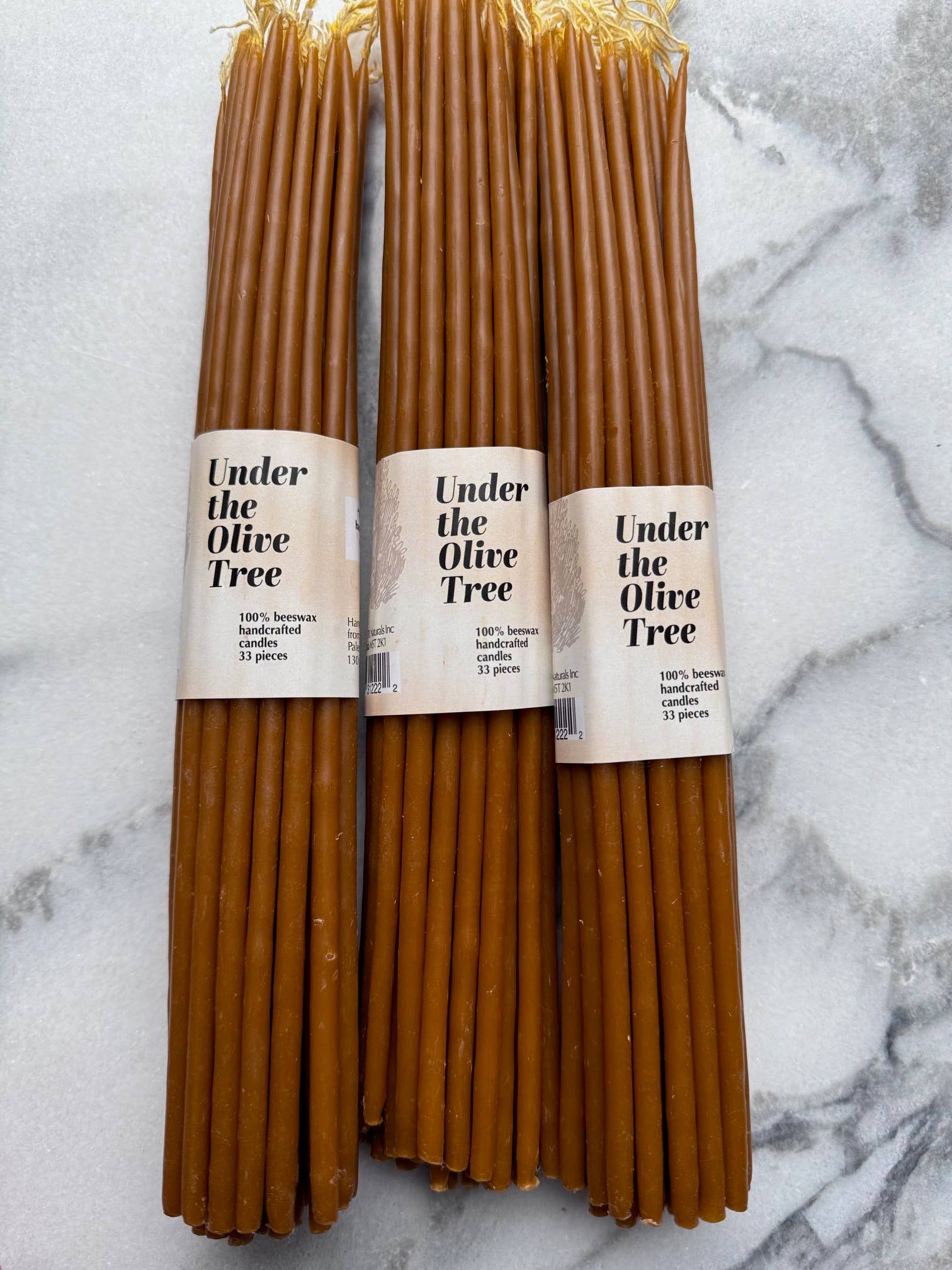 Under the Olive Tree, Ritual Beeswax Candles of Bethlehem