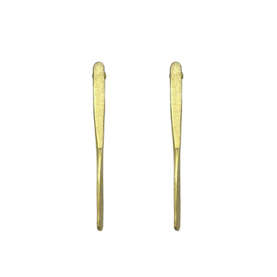 Paddle Post Earrings - Gold