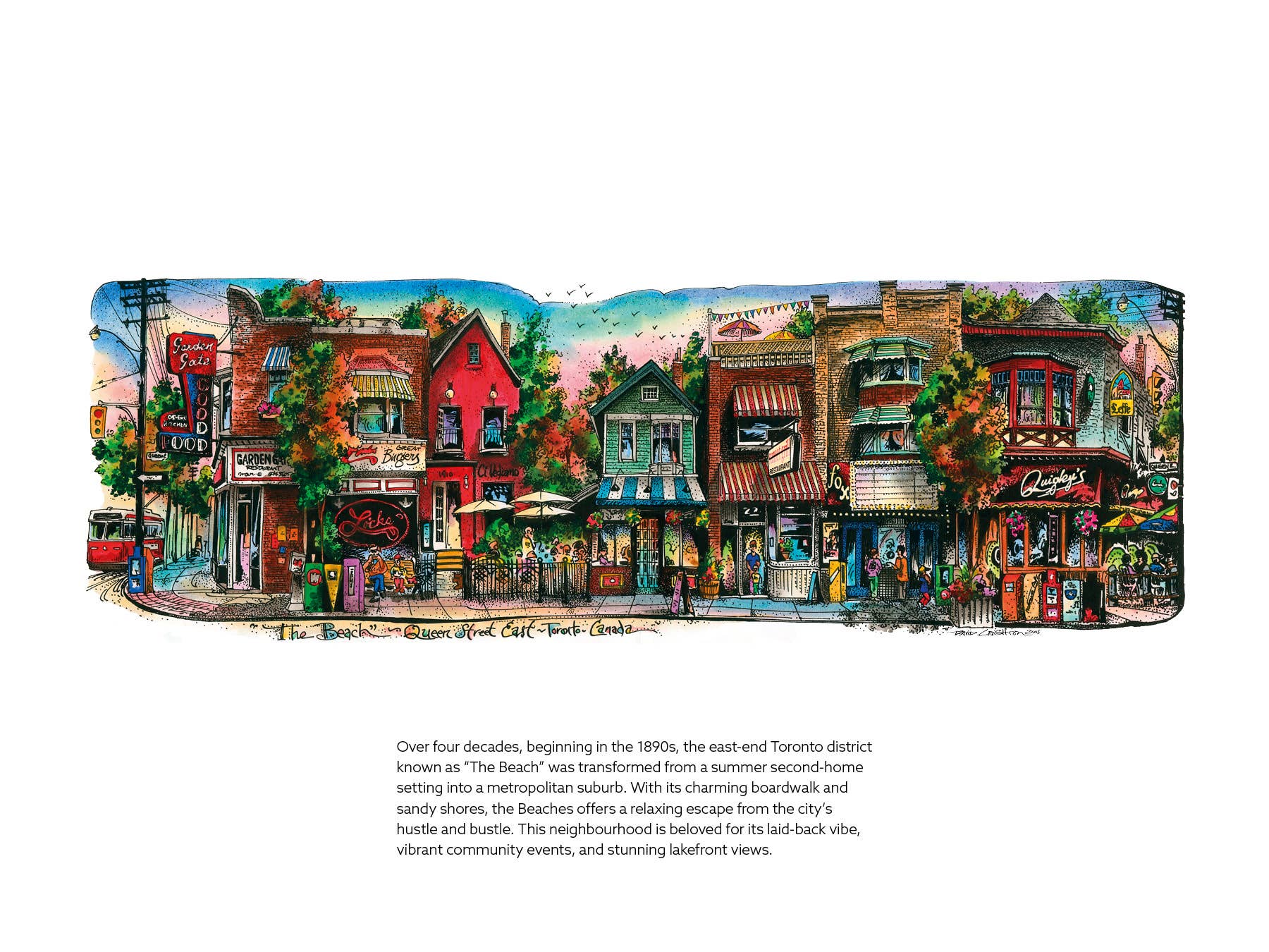 2026 Toronto Neighbourhood Calendar - 12" X 9"