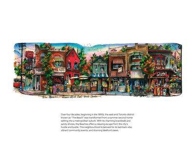 2026 Toronto Neighbourhood Calendar - 12" X 9"