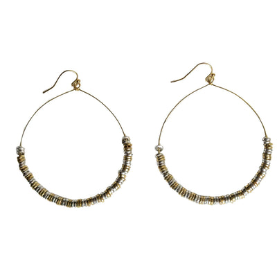 Lustrous Pailette Hoops