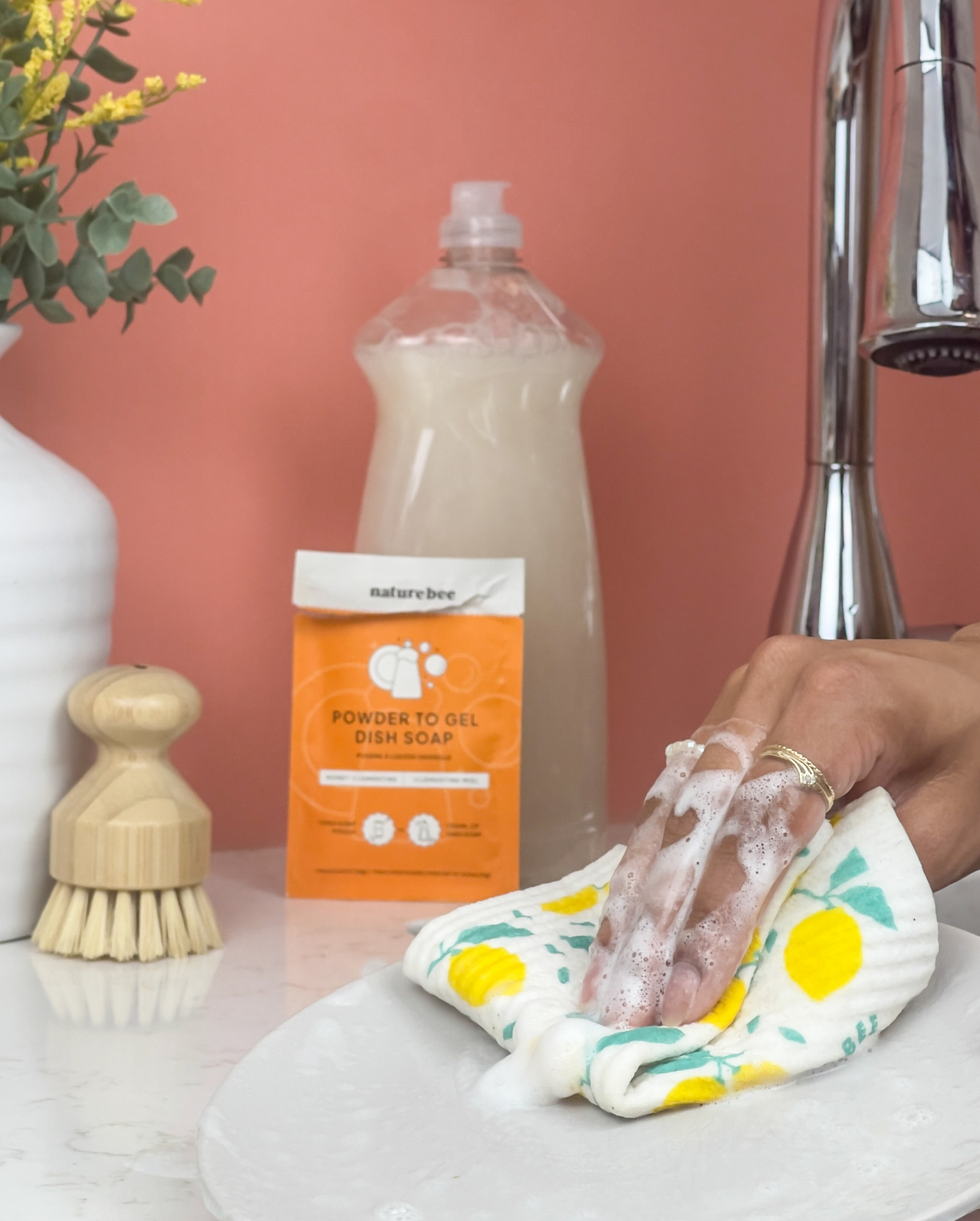 Powder to Gel Dish Soap - Nature Bee