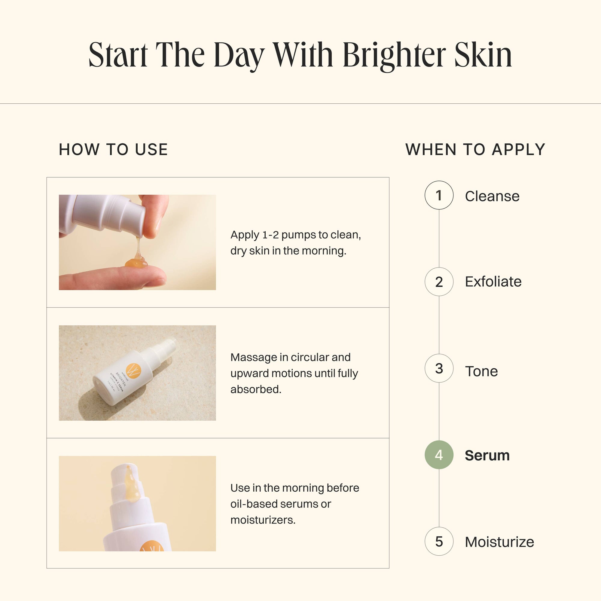 Brighten Vitamin C Face Serum - Wildcraft