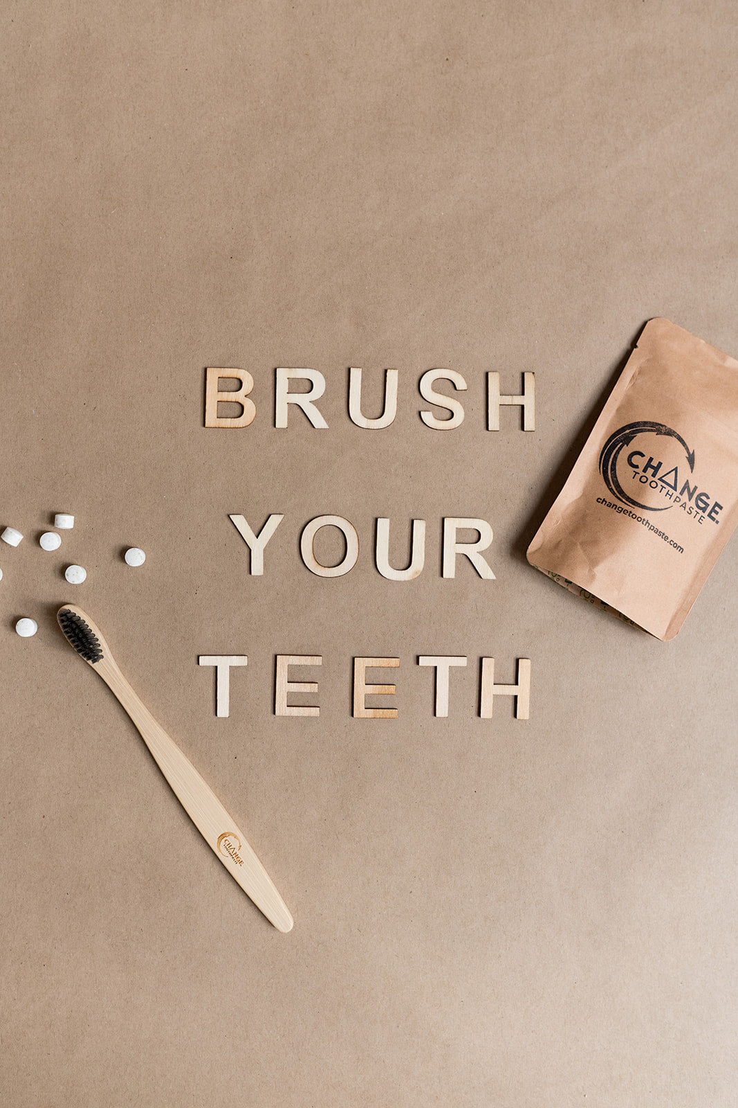 Toothpaste Tablets: Fluoride FREE - Change Toothpaste