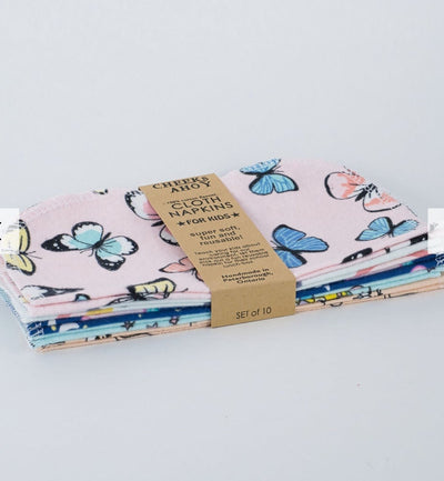 Cloth Napkins For Kids (Set Of 10) - Cheeks Ahoy
